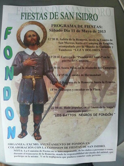 Fondón celebra sus fiestas de San Isidro