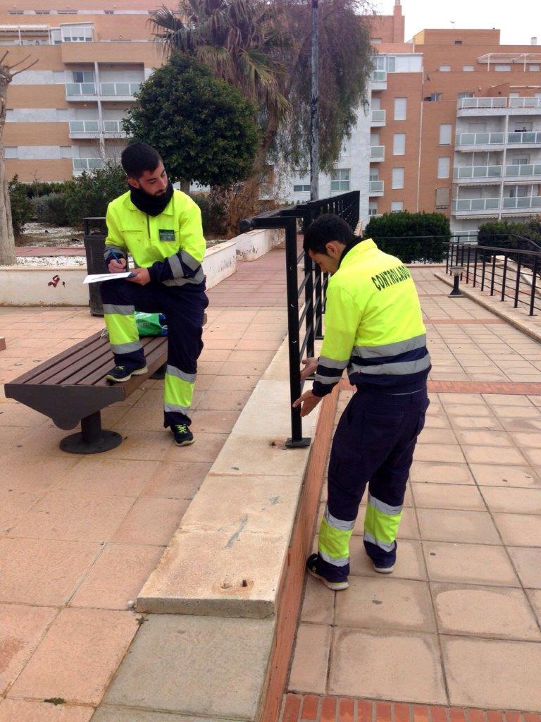 Los ‘controladores urbanos’ de Adra trasladan un centenar de «anomalías» en tres meses