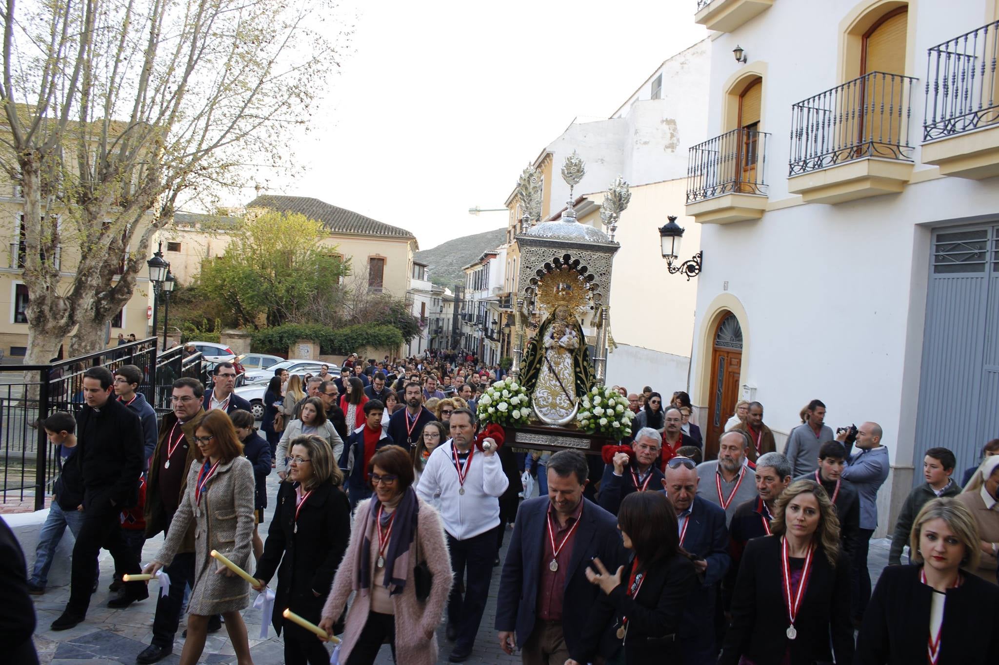 La patrona de Berja regresa a su ermita tras 15 días de culto