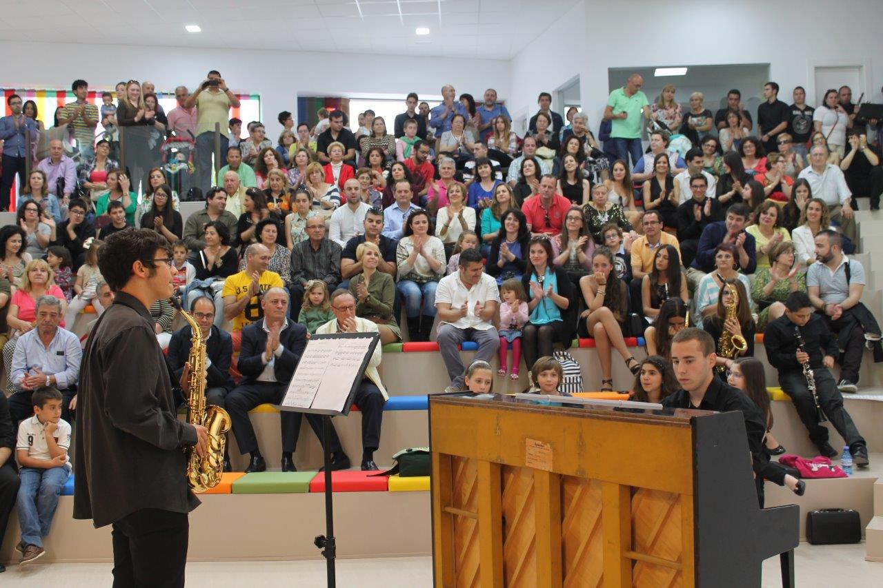 La música, protagonista en la puesta de largo del nuevo auditorio Ortiz de Villajos
