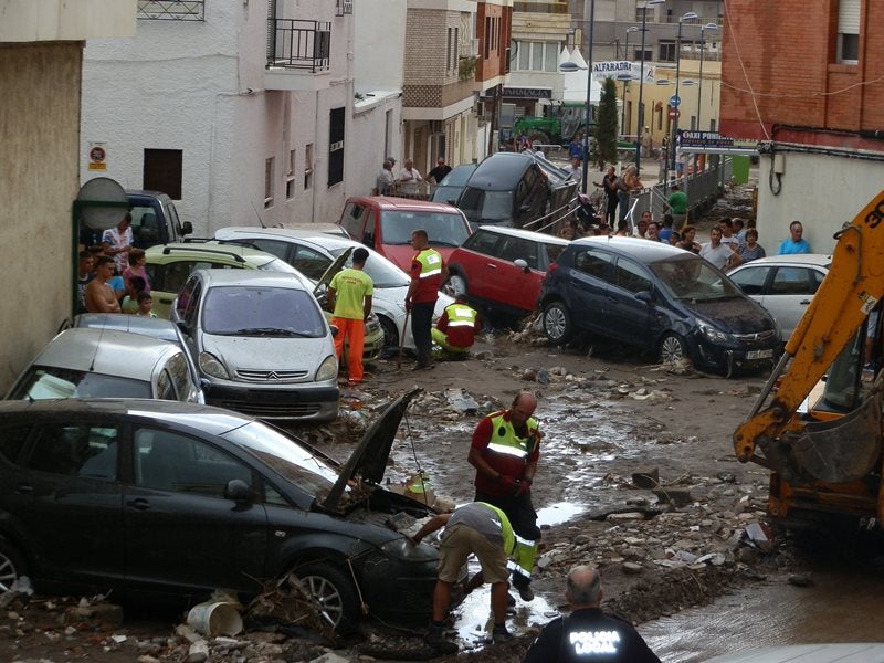 Las lluvias torrenciales de ayer se saldan con 300 afectados