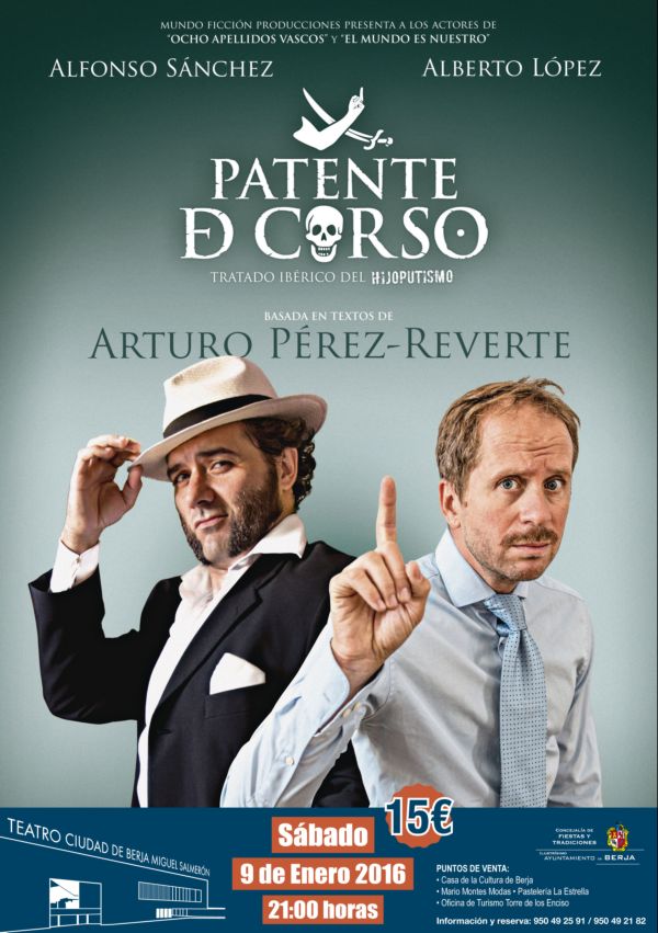 El humor ácido llega este sábado a Berja con el teatro Patente de Corso