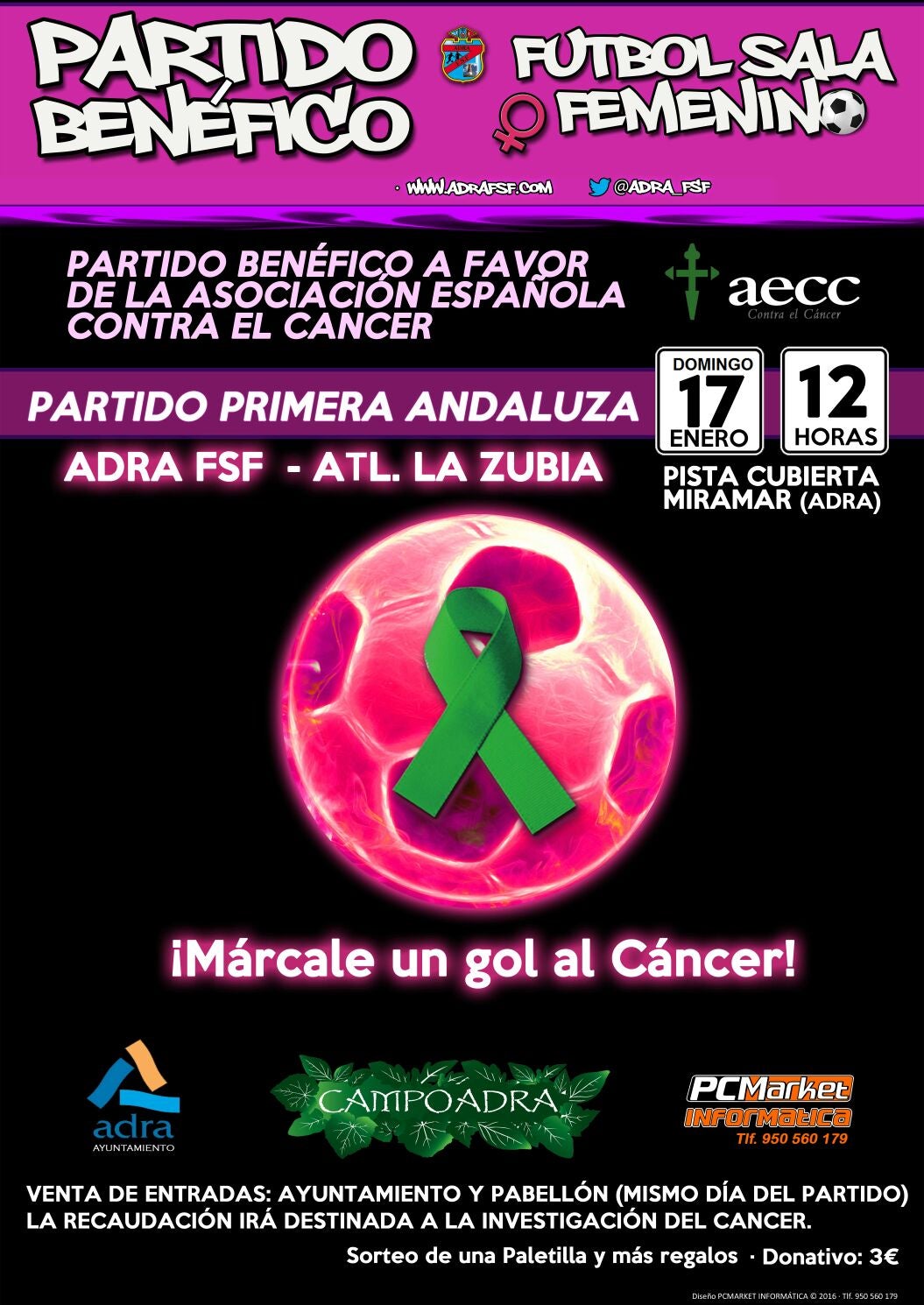 El fútbol femenino se une para ‘marcar un gol’ al cáncer en un partido benéfico