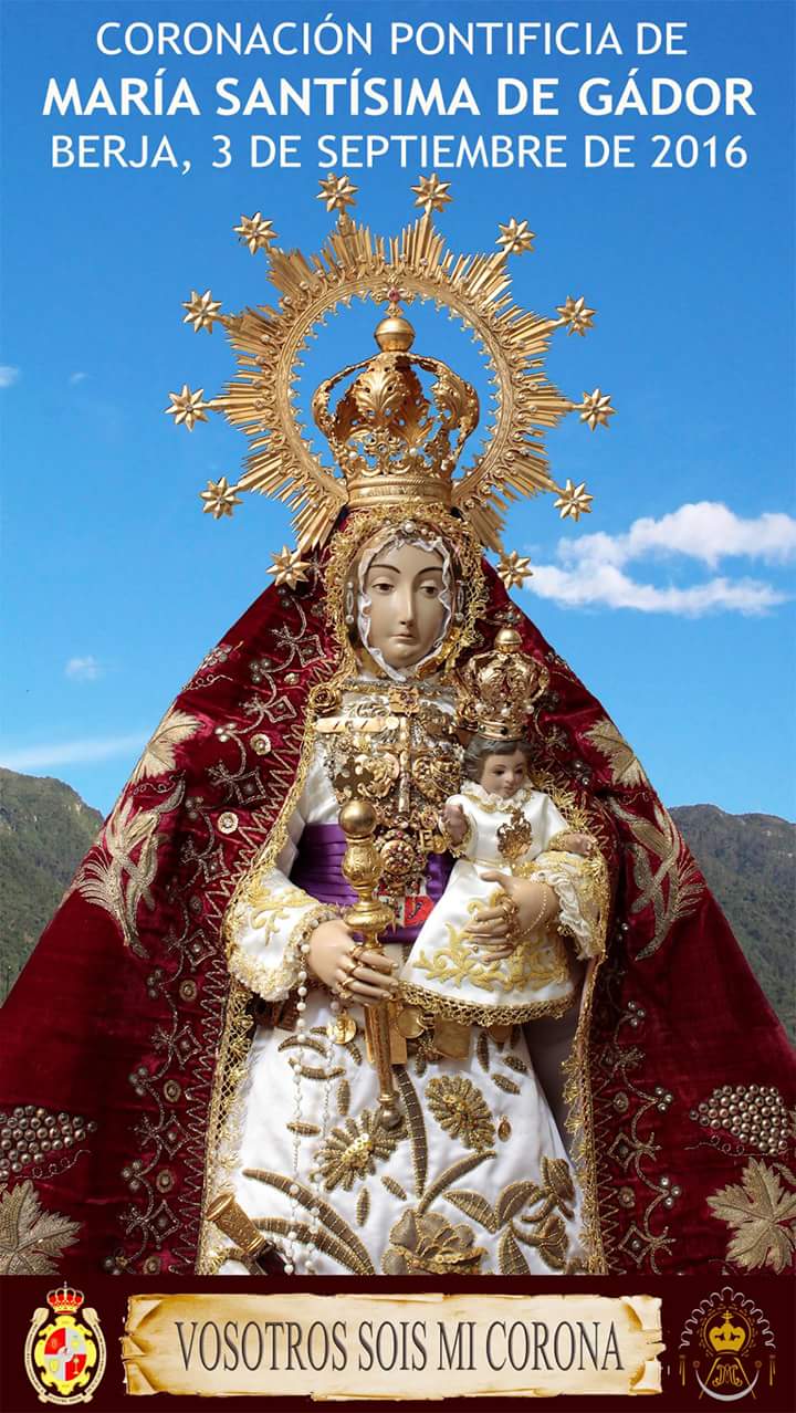 El Papa aprueba la coronación de la patrona de Berja