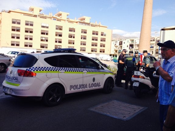La Policía Local en Adra, escasa