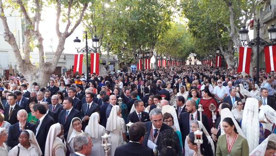 Berja se emociona en la coronación de su patrona