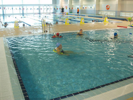 La Piscina Cubierta, sin agua caliente