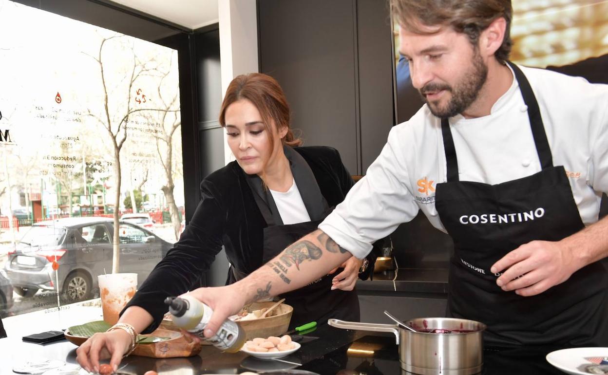 Vicky Martín Berrocal celebra la Navidad con Cosentino