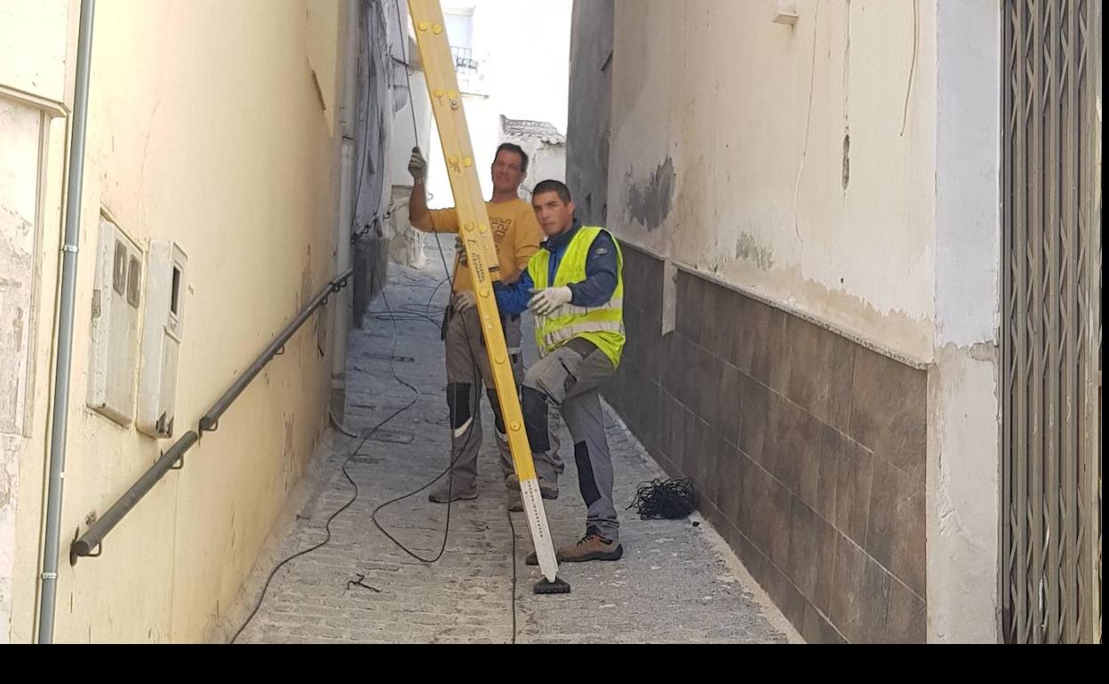 Despliegue de fibra óptica en Serón