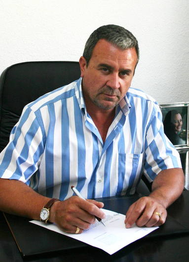 Rodrigo Sánchez, alcalde de Fines.