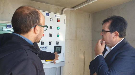 Diputación mejorará el abastecimiento en Oria con un campo solar y obras en sus depósitos de agua