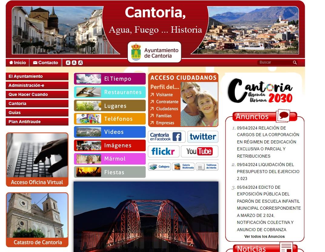 El Consejo de Transparencia sentencia a Cantoria y le da dos meses para publicar sus datos municipales