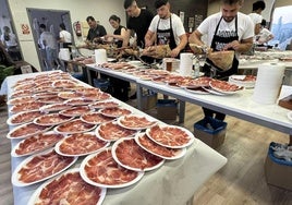 El jamón vuelve a reinar en Serón