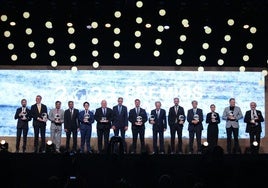 Imagen de los premiados de la pasada edición.