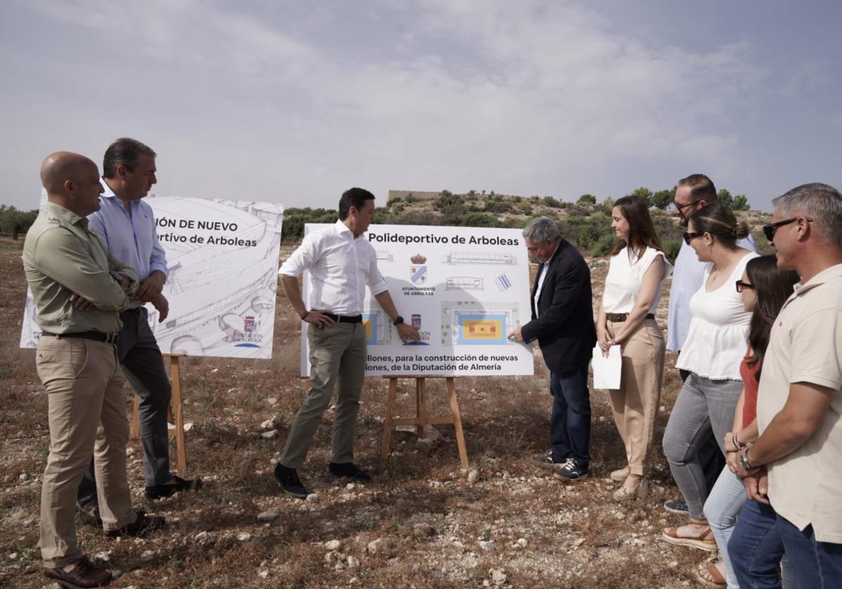 Diputación construirá el primer pabellón de la historia de Arboleas
