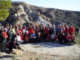 Mucho público y un bello paisaje en el sendero de Partaloa 'Estrechos del Ciscarico'
