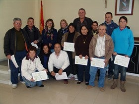 Desempleados de Tíjola preparados para emplearse en restauración de áreas degradadas y trabajos forestales