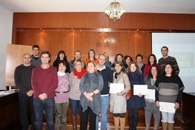 Entrega de diplomas Taller de Empleo Ayuda a Domicilio de Oria