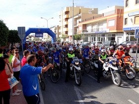 Casi doscientas personas participaron en la primera edición de la Marcha Ciclista BTT de Albox; Las Sendas de Arrieros
