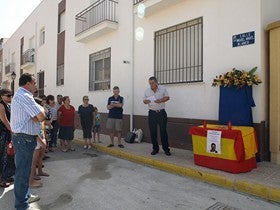 Tíjola se suma a los pueblos y ciudades que homenajean a Miguel Ángel Blanco en el 15º aniversario de su asesinato