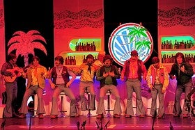 La chirigota Los Puretas del Caribe, el 18 de noviembre en Macael