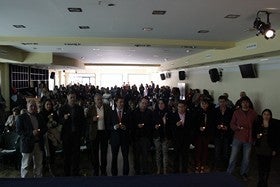 Ibañez presenta en Fines, la majestuosa obra, que homenajeará a todas las víctimas almerienses en los actos celebrados en el pueblo de Rosa Galera