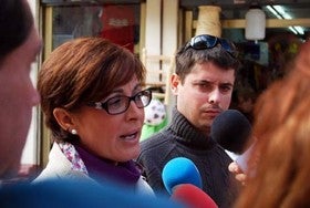 La delegada de Economía, Innovación, Ciencia y Empleo inaugura dos talleres de empleo en Tíjola y Albanchez