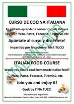Curso de ‘Cocina Italiana’ impartido por la cocinera Tina Tucci organizado por el centro  de Información a la Mujer de Albox