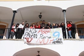 El exalcalde de Oria en huelga de hambre en solidaridad con los trabajadores de la redidencia que no cobran sus nóminas desde hace nueve meses