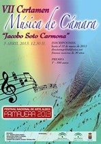 El Certamen de Música de Cámara 'Jacobo Soto Carmona' de Albox celebrará el día 5 de abril su séptima edición