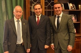 Antonio Lucas visita la Diputación de Almería