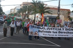 El Foro Social Almanzora enciende la llama de las movilizaciones en la comarca