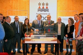 La maqueta de la potabilizadora de agua de Albox en el IES Martín García Ramos