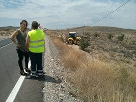 Comienzan en Zurgena las obras de sustitución y soterramiento de la tubería de Palacés