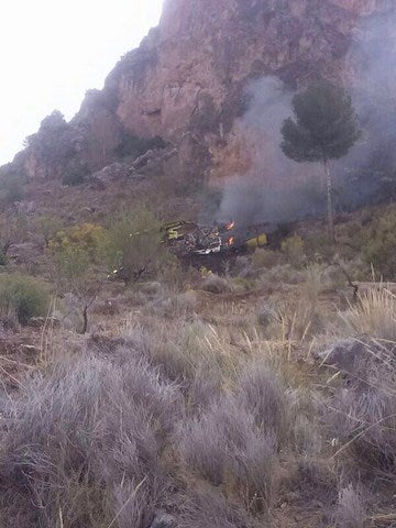 El avión del Infoca cuya piloto murió en Serón "perdió el control" tras una "descarga acompañada de fuerte viraje"