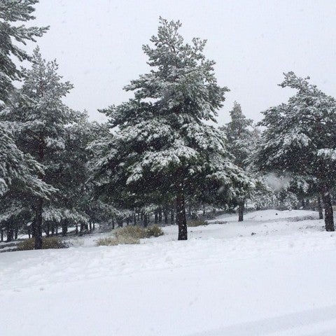 Los Filabres recoge la primera nevada de la temporada