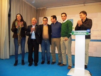 La cúpula del PP-A y del PP de Almería arropa a Juan Pedro Pérez en su presentación como candidato a la alcaldía de Albox