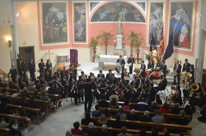La Banda Municipal de Música de Albox celebra el octavo aniversario del 'Concierto de Música Sacra'