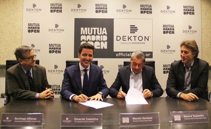 El Mutua Madrid Open será un torneo ultracompacto gracias a Dekton® by Cosentino
