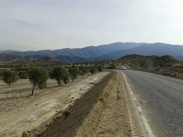 Diputación ejecuta labores de conservación en carreteras de Levante, Almanzora y Filabres