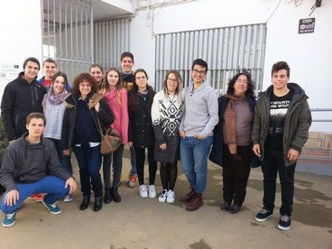 Estudiantes del Almanzora participan en el proyecto 'Euroscola' que pretende acercar a los jóvenes a Europ