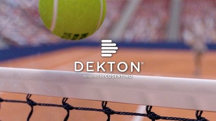 Dekton® by Cosentino, la nueva superficie del Mutua Madrid Open