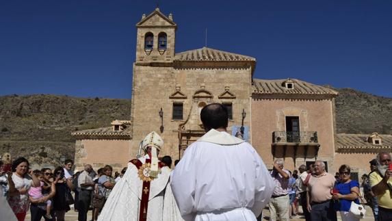 El Santuario de El Saliente, que será punto de peregrinación durante todo el año. 