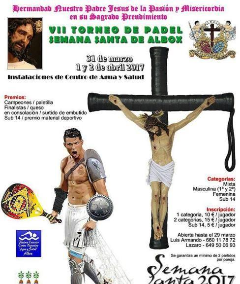 El insólito cartel de un torneo de pádel de Albox que ha dado la vuelta a España