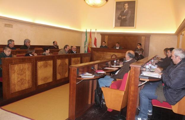 Pleno extraordinario que celebró ayer la Corporación Municipal.