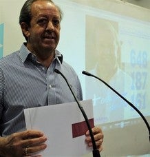 Paco Carmona, durante la presentación de la campaña. 