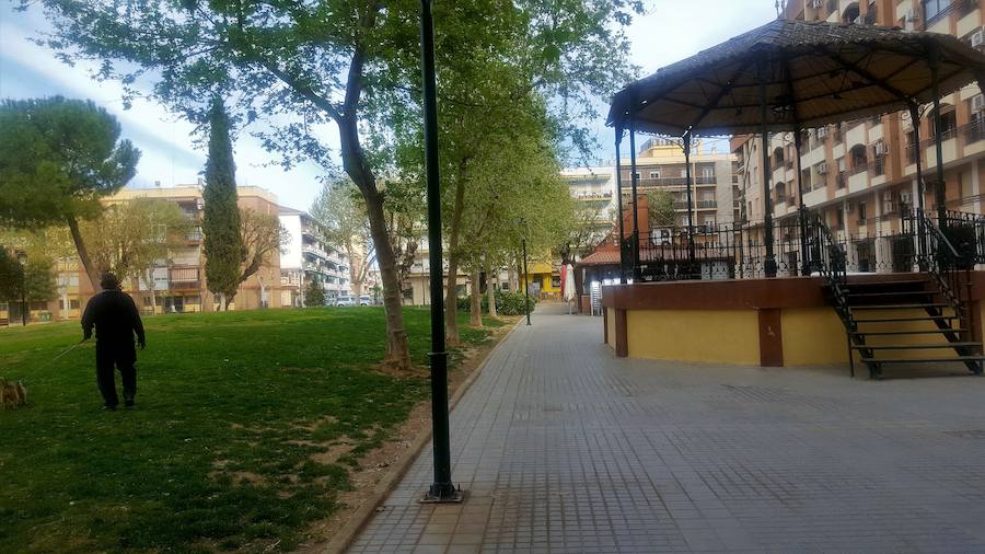 El parque de San Eufrasio irrumpió en varias ocasiones durante el debate del cuidado de jardines. 
