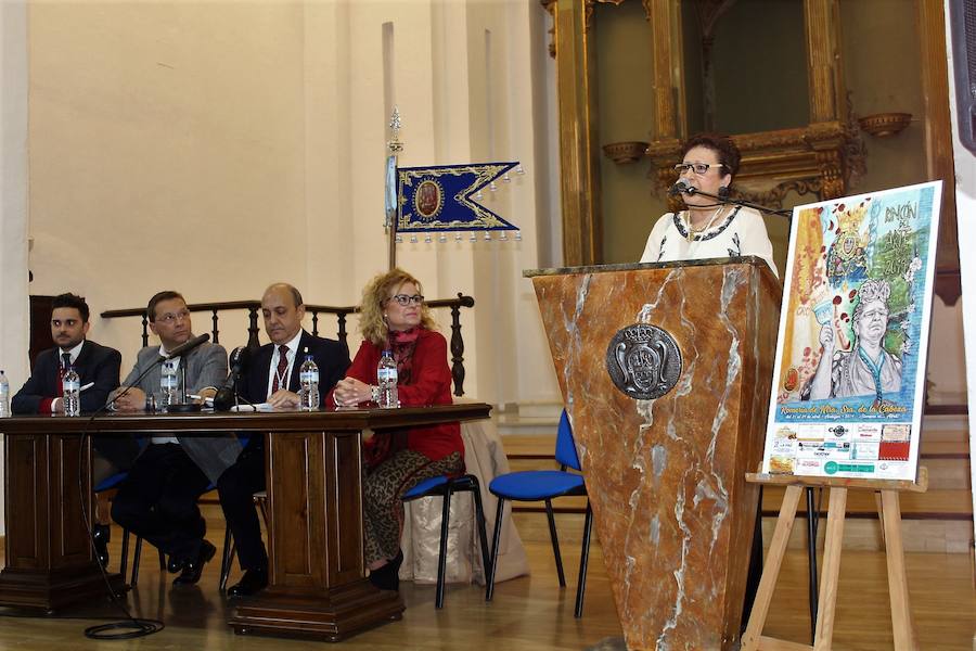 María del Carmen Pedrajas, durante su alocución. 