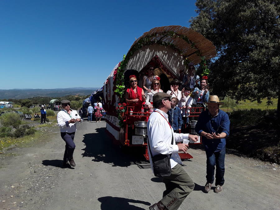 Alegría en una carreta bajando San Ginés. 