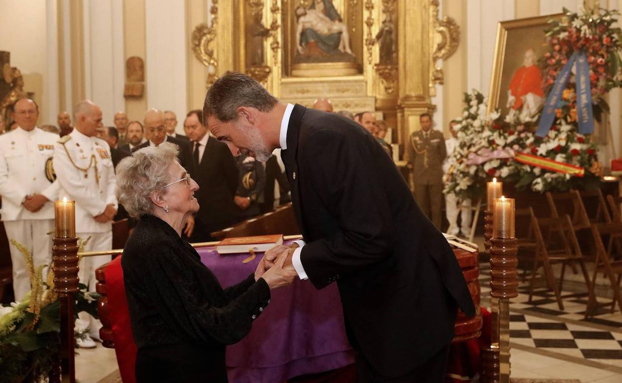 Felipe VI asiste al funeral del cardenal Estepa, natural de Andújar